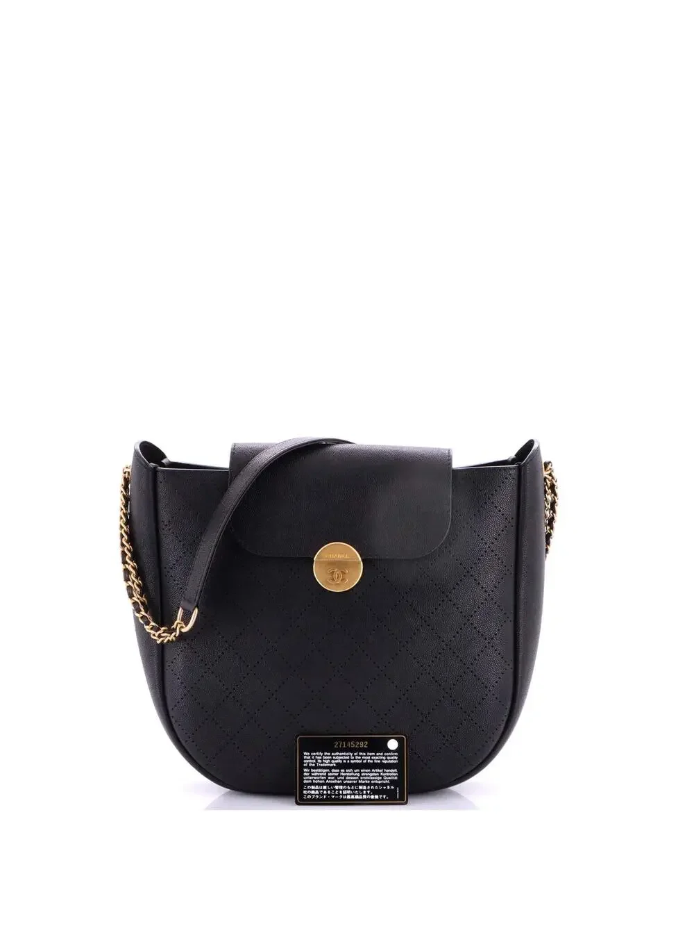 Chanel Flap Hobo Diamond Perforated #266278C30B